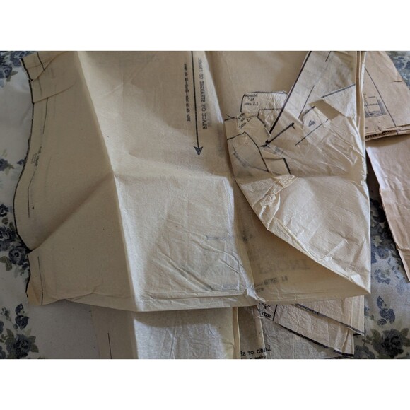 Vintage Simplicity 2999 Pattern Dress Womens Size 14 Precut Some Missing - Picture 4 of 5